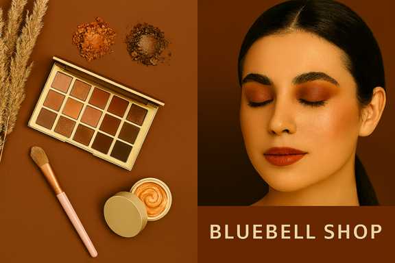 پالت‌های مسی و قهوه‌ای؛ گرمای پاییزی در آرایش چشم‌ها