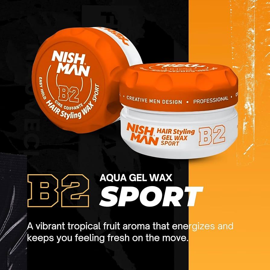  نیش‌من واکس مو SPORT B2 – حالت‌دهی قوی با جلوه طبیعی | برند ترکیه‌ای | Bluebell Shop 