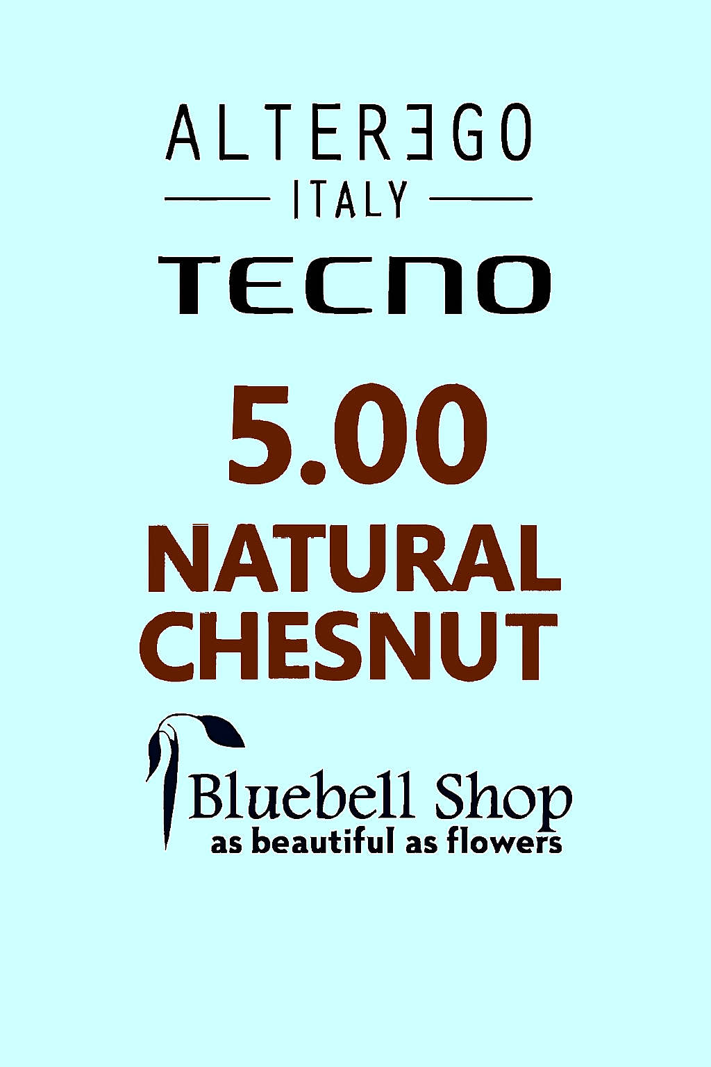  رنگ مو آلترگو تکنو 5.00 بلوطی طبیعی Alter Ego Techno Hair Color 5.00 Natural Chestnut – Made in Italy رنگ قهوه‌ای طبیعی 