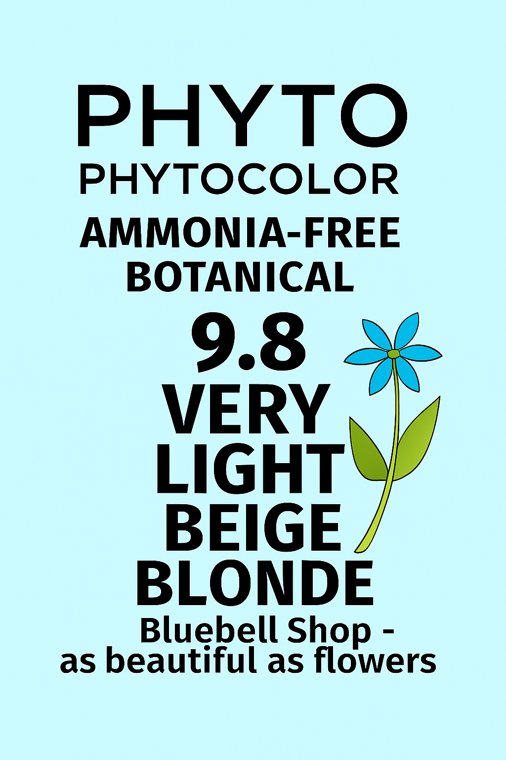  رنگ موی فیتو بدون آمونیاک گیاهی شماره ۹.۸ بلوند بژ خیلی روشن (PHYTO Phytocolor 9.8 Very Light Beige Blonde) | رنگ دائمی 