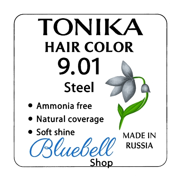 رنگ مو تونیکا شماره 9.01 | فولادی بدون آمونیاک با جلوه سرد و پوشش یکنواخت