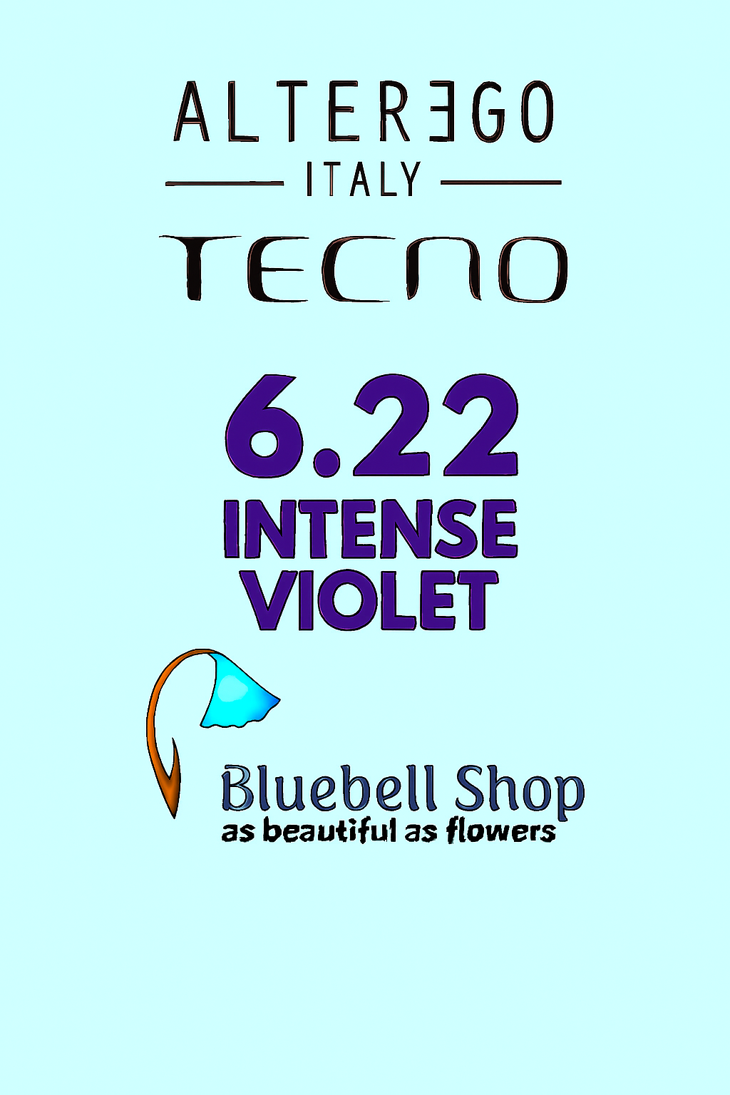  رنگ مو آلترگو تکنو 6.22 بلوند تیره ویولت قوی میکس آماده Alter Ego Techno Hair Color 6.22 Intense Violet Dark Blonde Read 