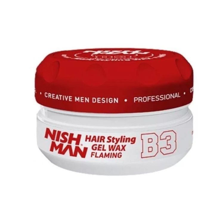 نیش‌من واکس مو FLAMING B3 – حالت‌دهی قوی با براقیت طبیعی | برند ترکیه‌ای | Bluebell Shop