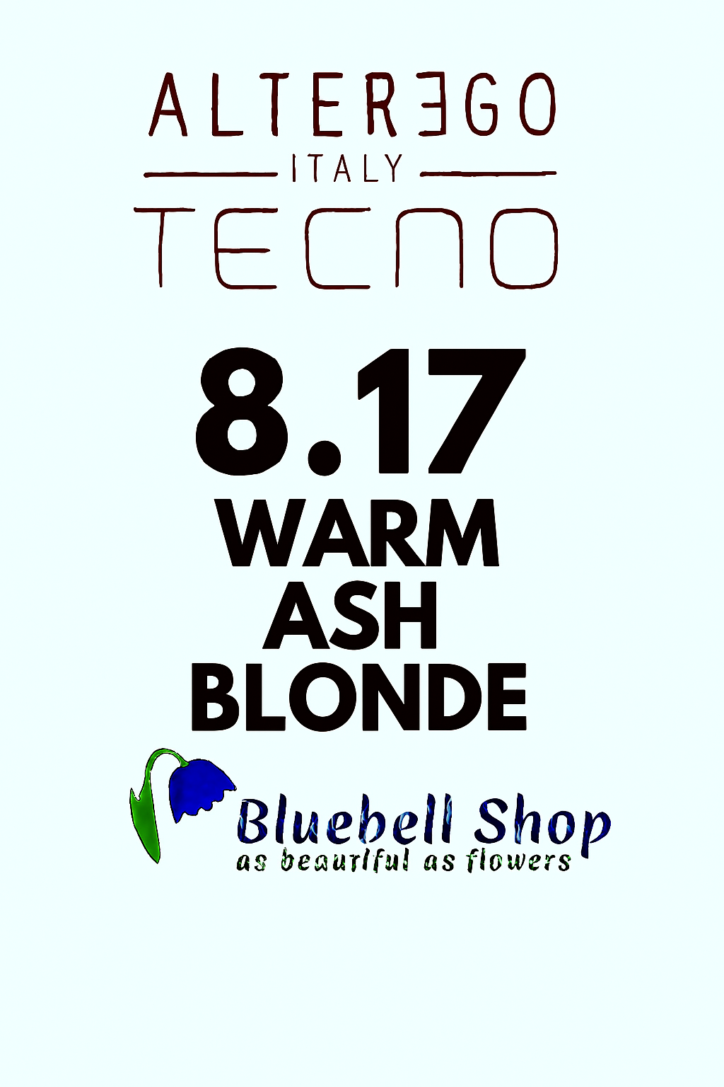  رنگ مو آلترگو تکنو 8.17 بلوند شکلاتی دودی Alter Ego Techno Hair Color 8.17 Ash Chocolate Blonde – Made in Italy رنگ بلون 