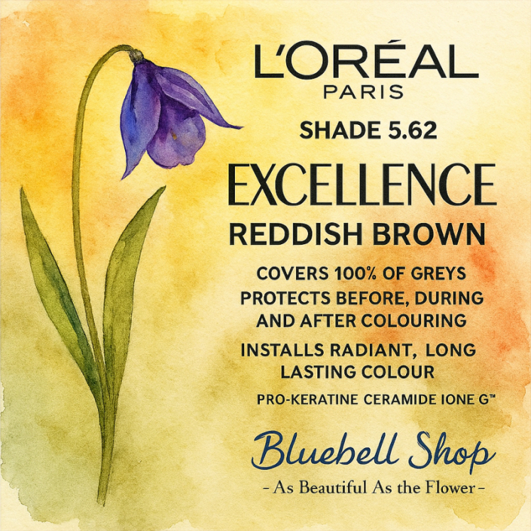 رنگ مو لورآل اکسلانس شماره ۵.۶۲ – قهوه‌ای مایل به قرمز طبیعی
