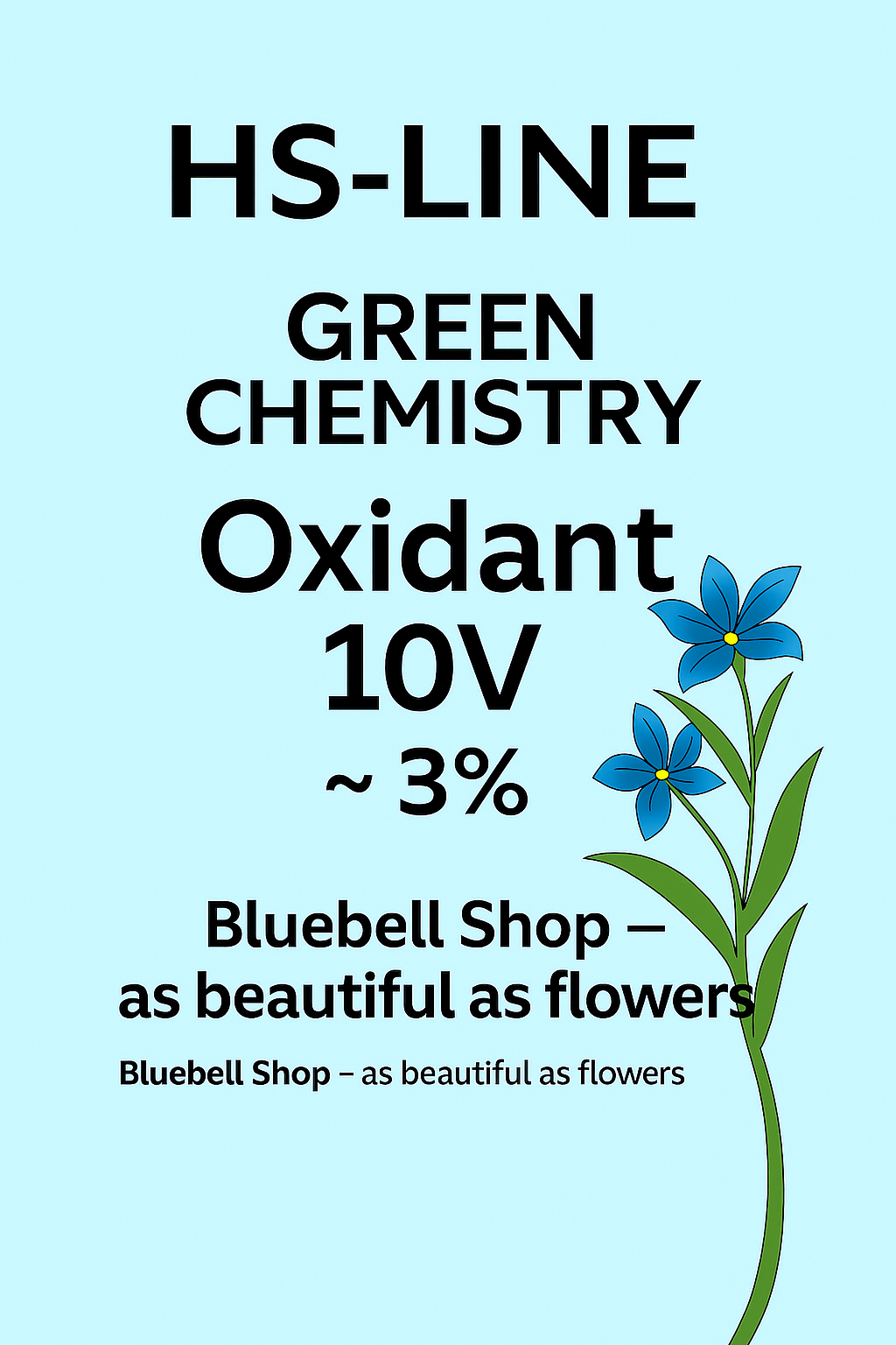 اکسیدان گیاهی اچاسلاین ۱۰ ولوم (۳٪) | مناسب رنگ موهای طبیعی و حساس | HS-LINE Oxidant 10V – 3% Green Chemistry