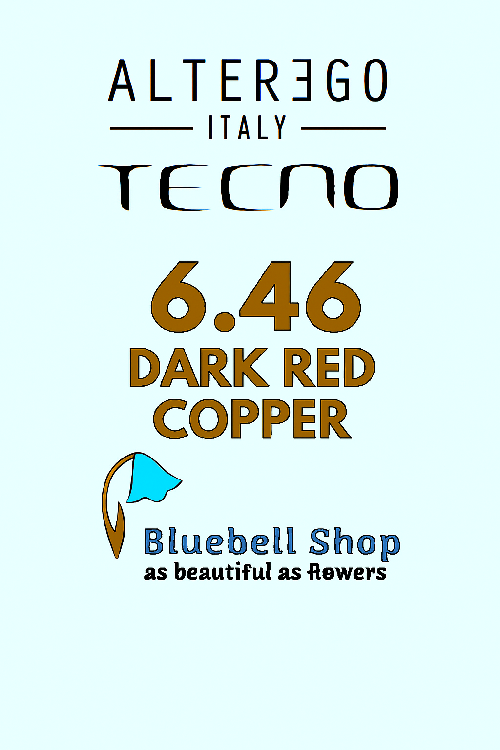 رنگ مو آلترگو تکنو 6.46 بلوند تیره مسی قرمز Alter Ego Techno Hair Color 6.46 Copper Red Dark Blonde – Made in Italy رنگ 