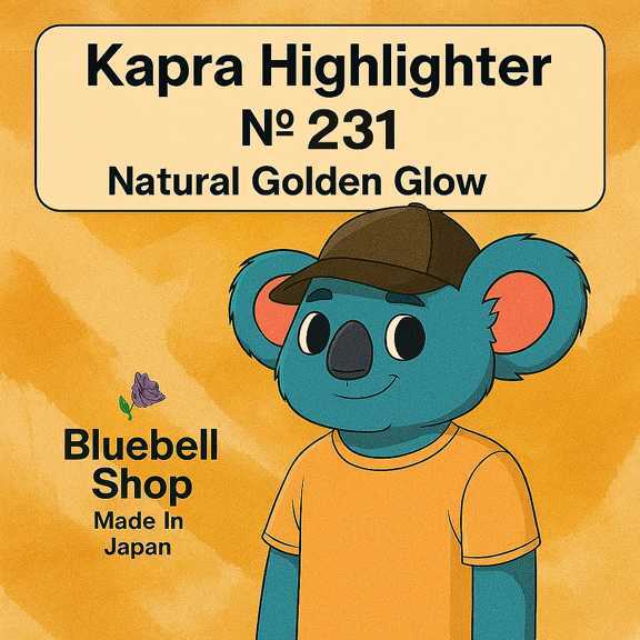 کاپرا هایلایتر شماره ۲۳۱ – درخشش طلایی طبیعی | Bluebell Shop