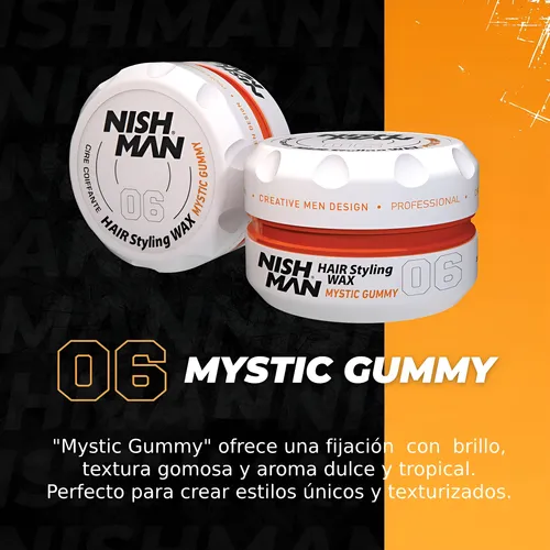 نیش‌من واکس مو 150 میل WAX MYSTIC GUMMY 06 – حالت‌دهی قوی با جلوه مات | برند ترکیه‌ای | Bluebell Shop 