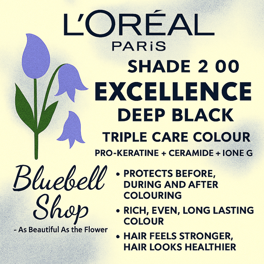 رنگ مو لورآل اکسلانس شماره ۲.۰۰ – مشکی عمیق