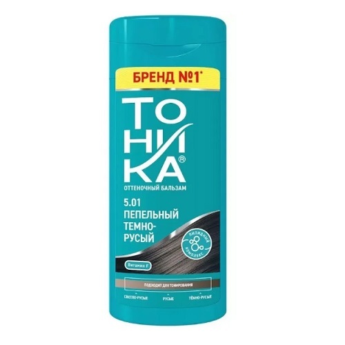  رنگ مو تونیکا شماره 5.01 | قهوه‌ای تیره خاکستری بدون آمونیاک با جلوه طبیعی و سرد 