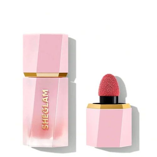  رژگونه مایع شیگلم مدل Love Cake | رنگ صورتی شیرین با جلوه لطیف و مات | SHEGLAM Liquid Blush Love Cake 