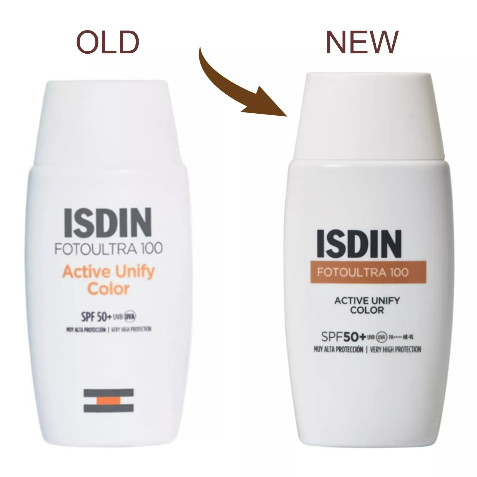 کرم ضد آفتاب ضد لک ایزدین مدل FOTOULTRA 100 Active Unify SPF 50+ حجم ۵۰ میل – محافظت بالا و یکنواختسازی رنگ پوست