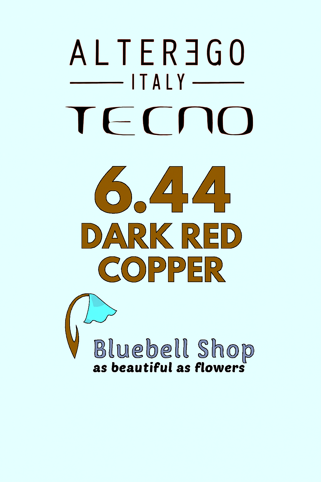 رنگ مو آلترگو تکنو 6.44 بلوند تیره مسی قوی Alter Ego Techno Hair Color 6.44 Intense Copper Dark Blonde – Made in Italy ر