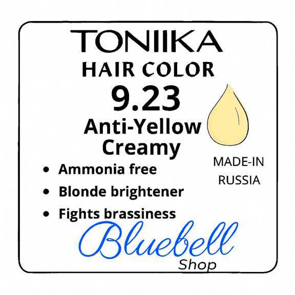  رنگ مو تونیکا شماره 9.23 | کرمی ضد زردی بدون آمونیاک با جلوه روشن و خنثی 