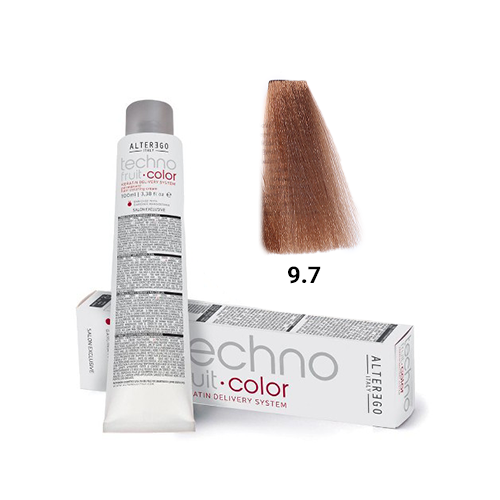 رنگ مو آلترگو تکنو 9.7 شکلاتی بلوند خیلی روشن Alter Ego Techno Hair Color 9.7 Chocolate Very Light Blonde – Made in Ital