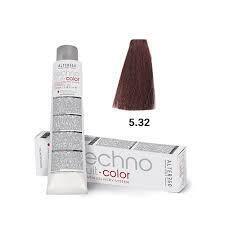  رنگ مو آلترگو تکنو 5.32 بلوطی شکلاتی خاکستری Alter Ego Techno Hair Color 5.32 Chocolate Ash Chestnut – Made in Italy رنگ 
