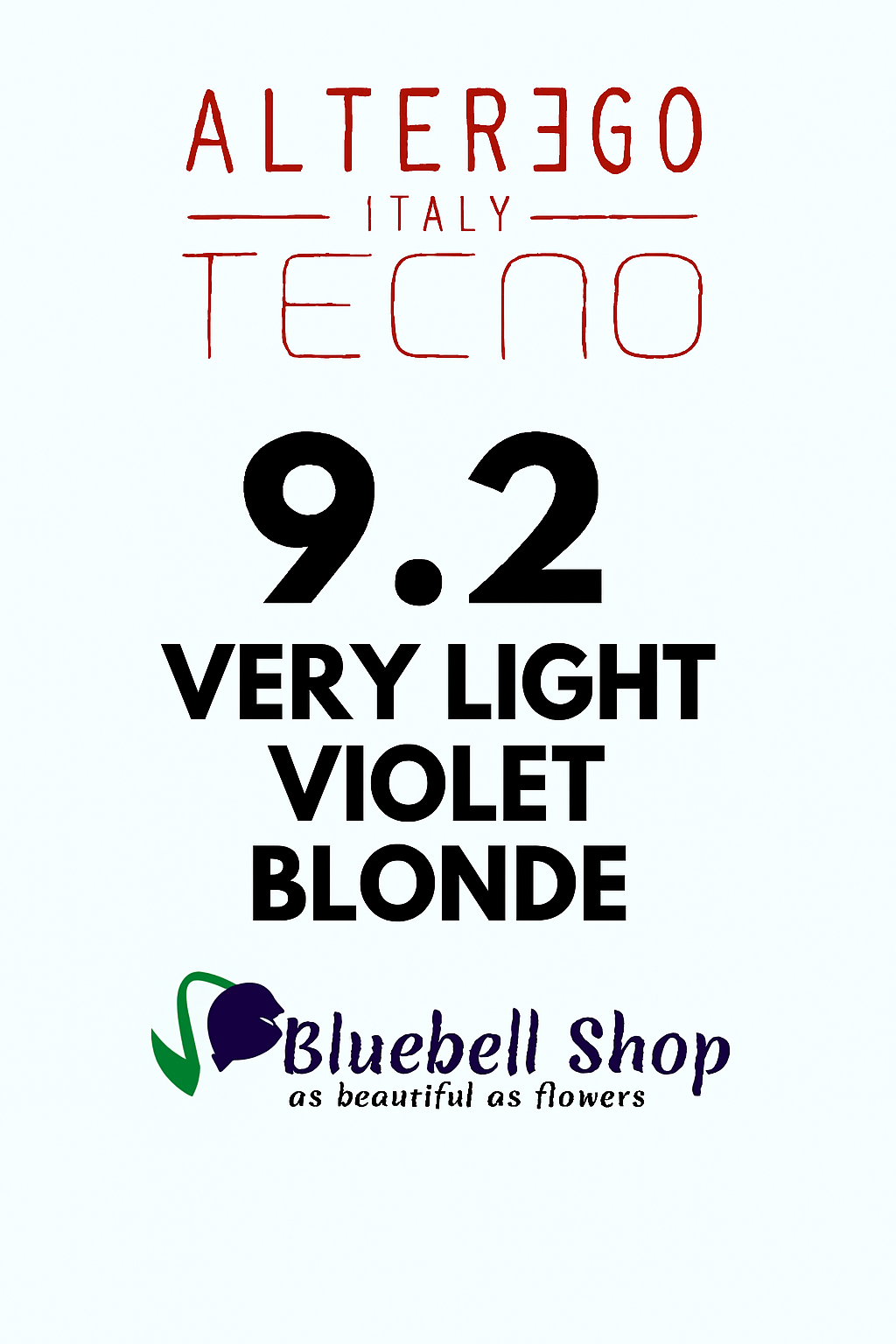  رنگ مو آلترگو تکنو 9.2 بلوند خیلی روشن براق Alter Ego Techno Hair Color 9.2 Iridescent Very Light Blonde – Made in Italy 