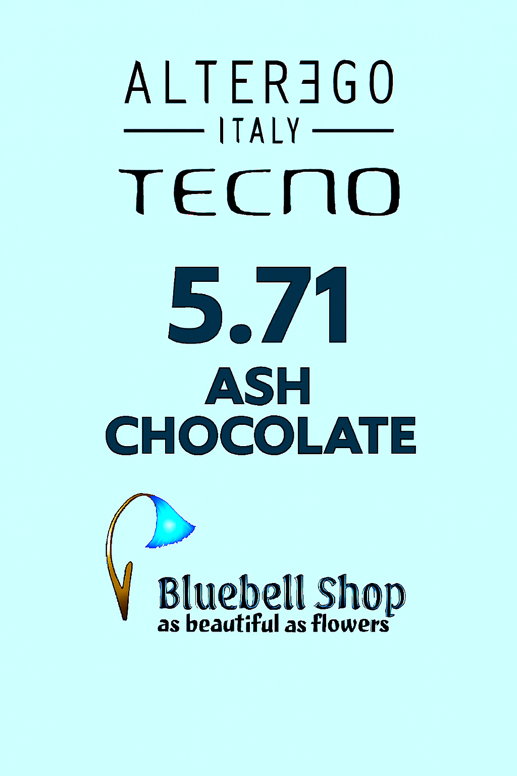 رنگ مو آلترگو تکنو 5.71 شکلاتی خاکستری Alter Ego Techno Hair Color 5.71 Chocolate Ash – Made in Italy رنگ قهوه‌ای شکلاتی 