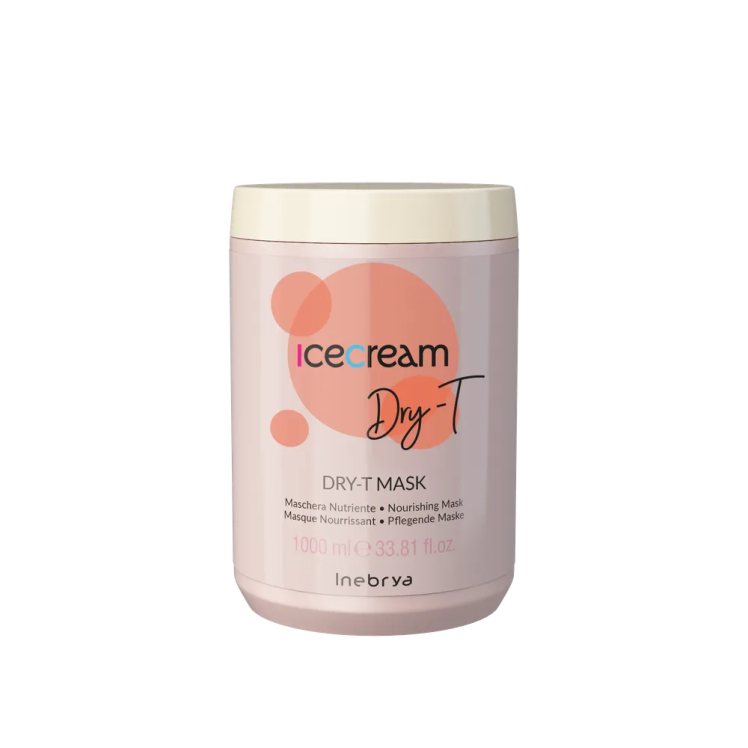 ماسک موی خشک اینبریا مدل Ice Cream Dry-T حجم ۱۰۰۰ میل