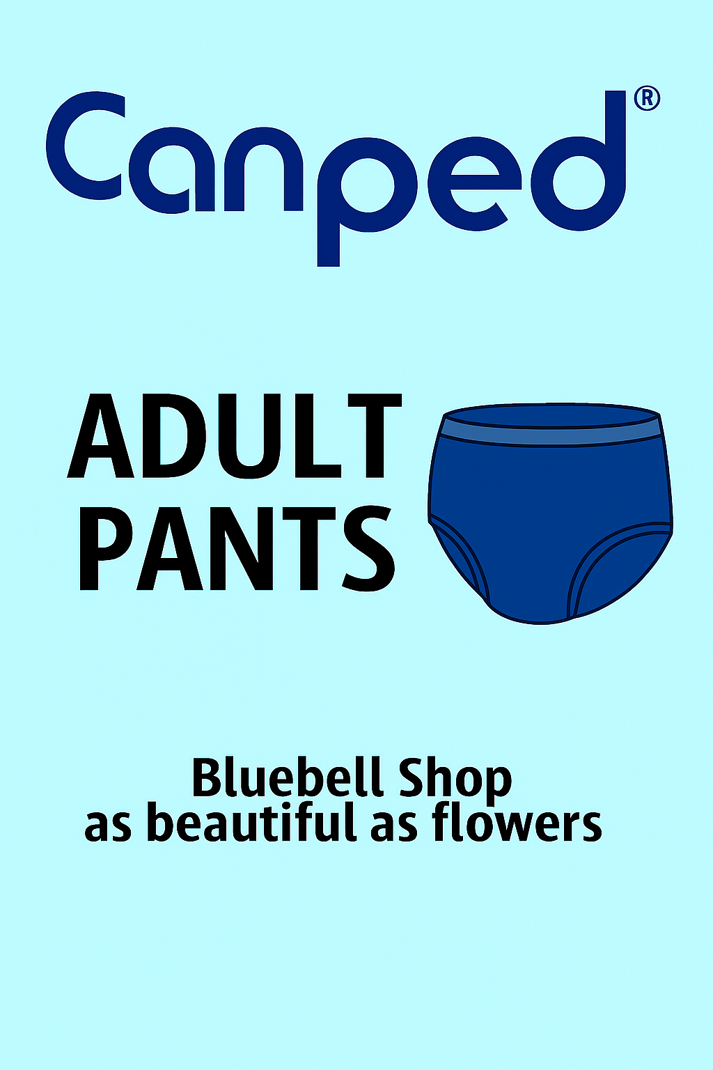  پوشک بزرگسال شورتی جان پد سایز متوسط بسته ۹ عددی (Canped Adult Pants Medium Size – 9 pcs) | جذب بالا، راحتی کامل، مناسب 