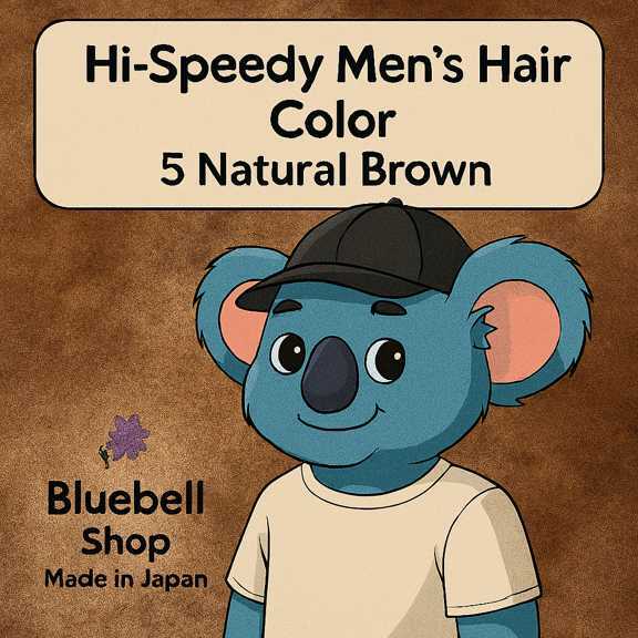 رنگ موی مردانه های اسپیدی شماره ۵ – قهوهای طبیعی | Bluebell Shop