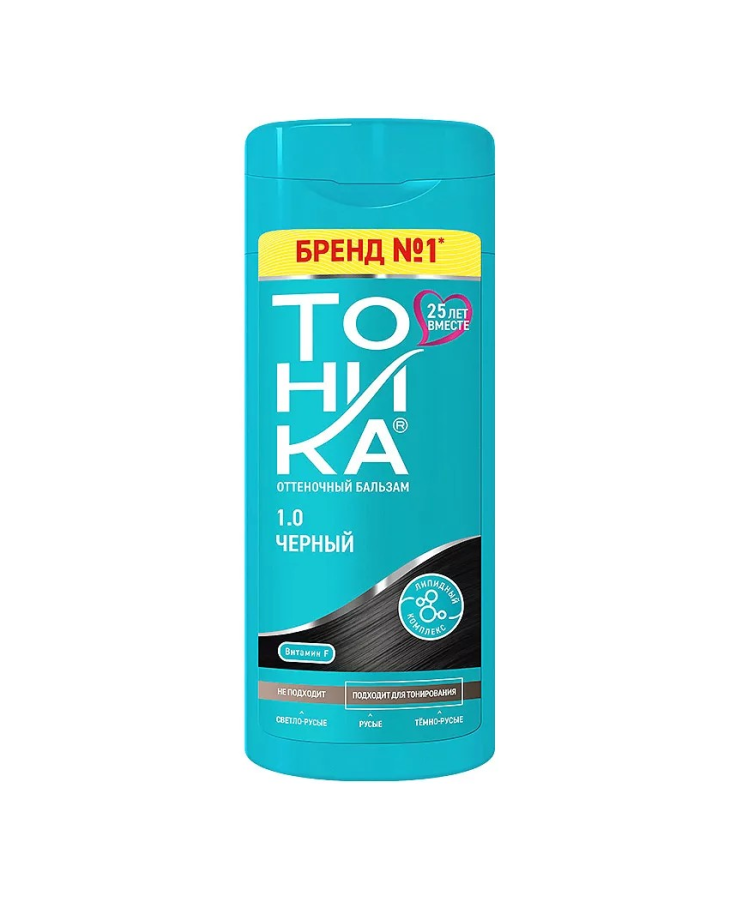 رنگ مو تونیکا شماره 1.0 | مشکی طبیعی با جلوه براق و پوشش کامل