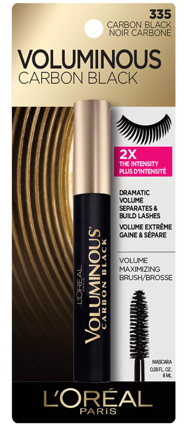 ریمل حجم‌دهنده لورآل مدل ۳۳۵ مشکی کربنی – افزایش حجم و جلوه چشمگیر مژه‌ها