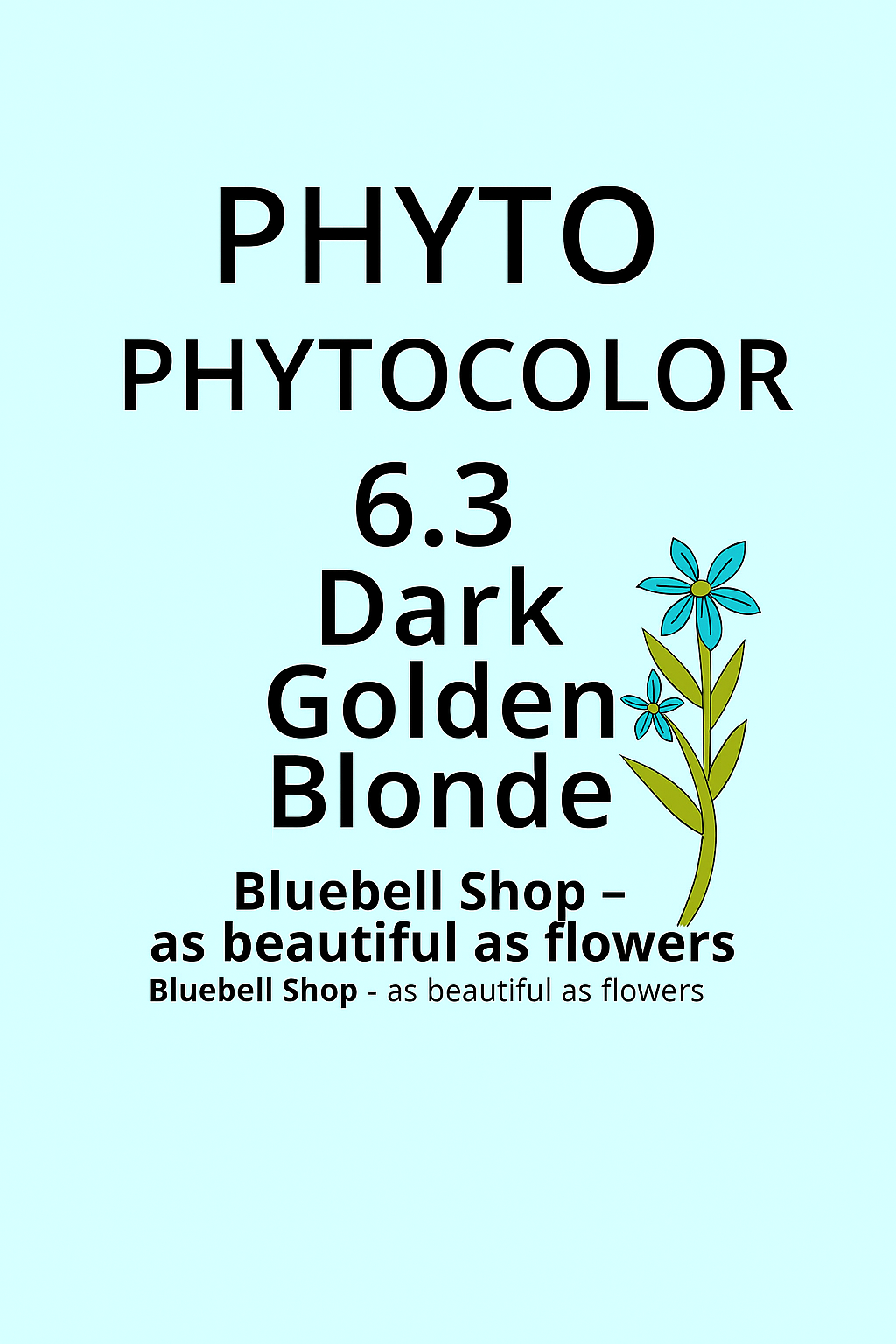  رنگ موی فیتو شماره ۶.۳ بلوند طلایی تیره (Phytocolor 6.3 Dark Golden Blonde) | رنگ گیاهی بدون آمونیاک با جلوه گرم و طبیعی 
