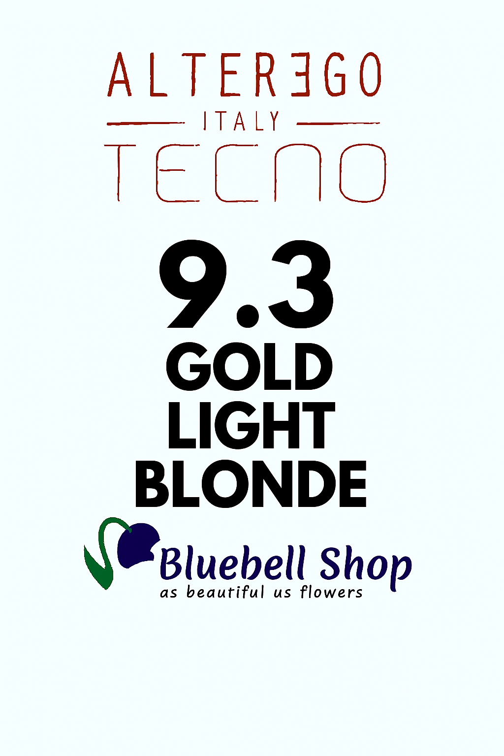  رنگ مو آلترگو تکنو 9.3 بلوند طلایی خیلی روشن Alter Ego Techno Hair Color 9.3 Golden Very Light Blonde – Made in Italy رن 