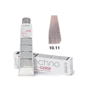 رنگ مو آلترگو تکنو 10.11 بلوند پلاتینه خاکستری قوی Alter Ego Techno Hair Color 10.11 Intense Ash Platinum Blonde – Made 