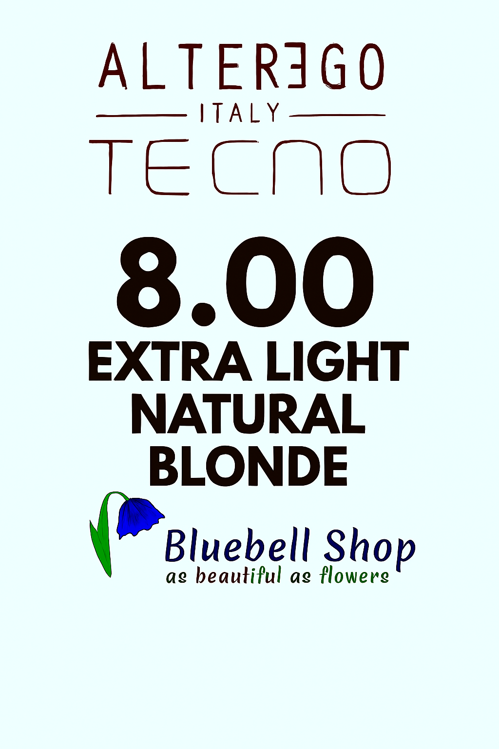  رنگ مو آلترگو تکنو 8.00 بلوند طبیعی خیلی روشن Alter Ego Techno Hair Color 8.00 Extra Light Natural Blonde – Made in Ital 