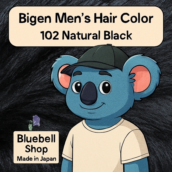 رنگ موی بیگن مردانه شماره 102 – مشکی طبیعی | Bluebell Shop
