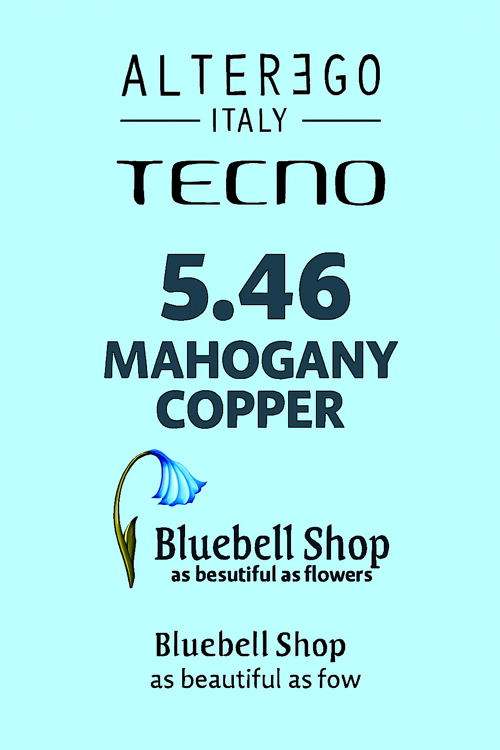  رنگ قهوه‌ای ماهگونی با درخشش مسی، پوشش کامل موهای سفید، فرمول حرفه‌ای ایتالیایی 