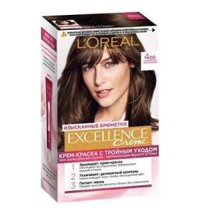 رنگ مو لورآل اکسلانس شماره ۴.۰۰ – قهوهای تیره طبیعی