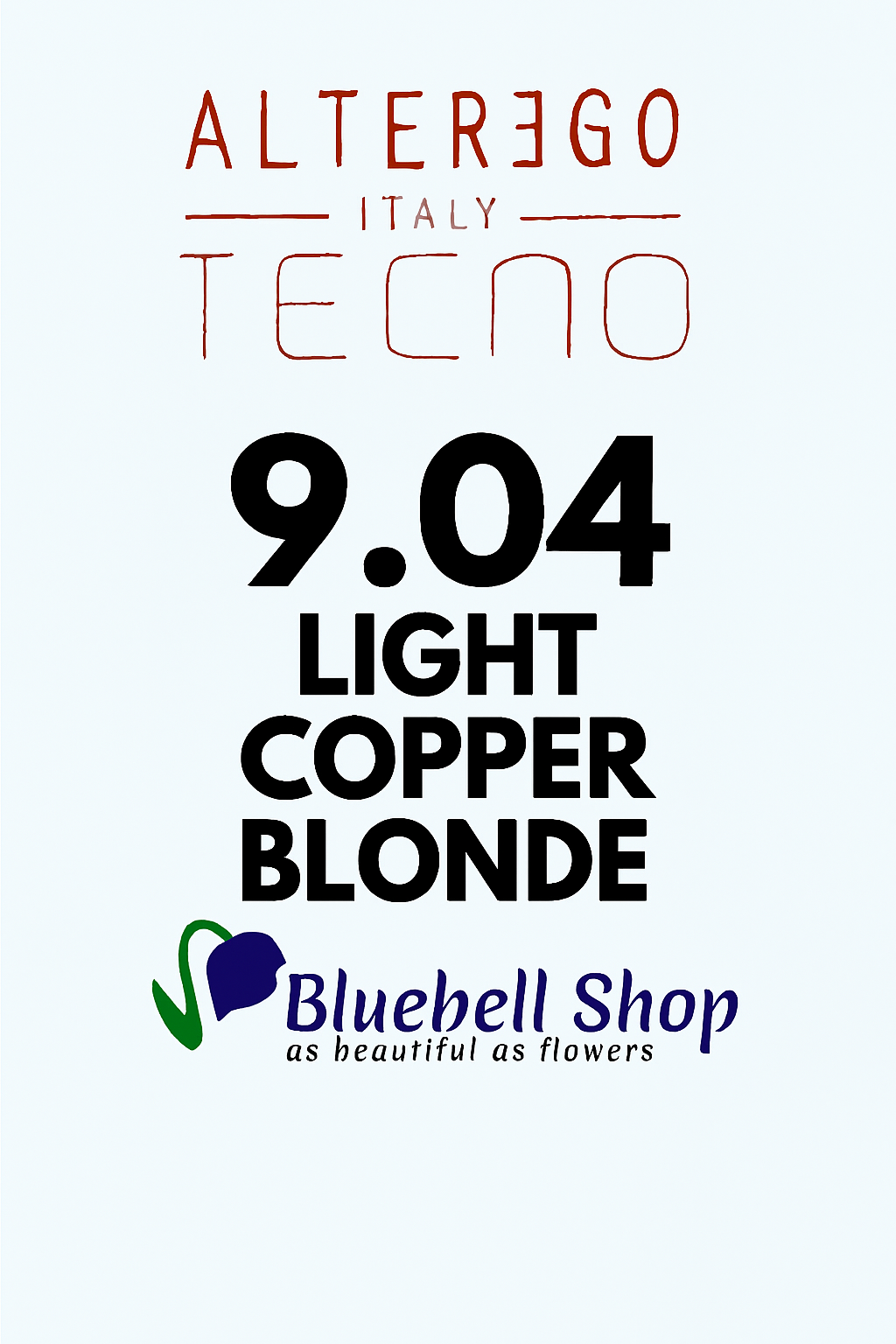  رنگ مو آلترگو تکنو 9.04 بلوند طبیعی مسی Alter Ego Techno Hair Color 9.04 Natural Copper Blonde – Made in Italy رنگ بلوند 