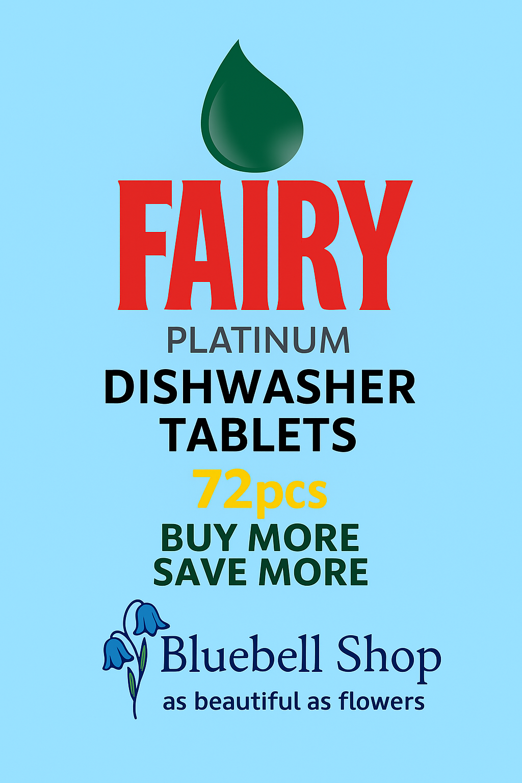  قرص ماشین ظرفشویی فیری پلاتینیوم بسته ۷۲ عددی | پاک‌کنندگی حرفه‌ای، چربی‌زدایی کامل، محافظت از ماشین ظرفشویی 