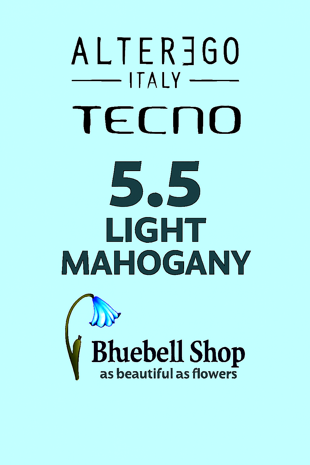  رنگ مو آلترگو تکنو 5.5 ماهگونی Alter Ego Techno Hair Color 5.5 Mahogany – Made in Italy رنگ قهوه‌ای ماهگونی غلیظ، پوشش ک 