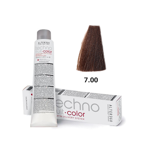 رنگ مو آلترگو تکنو 7.00 بلوند طبیعی قوی Alter Ego Techno Hair Color 7.00 Intense Natural Blonde – Made in Italy رنگ بلون