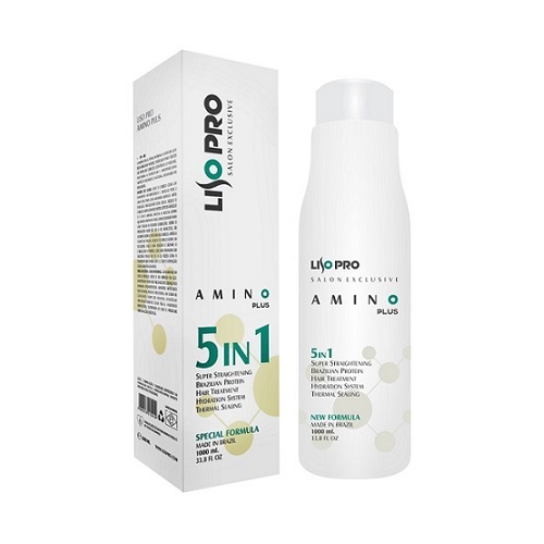 لیسو پرو آمینو پلاس ۱۰۰۰ میل | کراتین حرفهای برزیلی با آمینواسید برای صافی و احیای مو