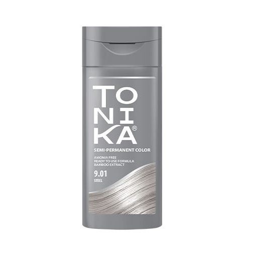 رنگ مو تونیکا شماره 9.01 | فولادی بدون آمونیاک با جلوه سرد و پوشش یکنواخت