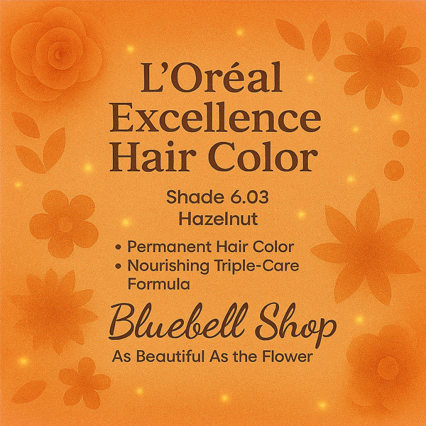  رنگ مو لورآل اکسلانس شماره ۶.۰۳ – فندقی طبیعی 