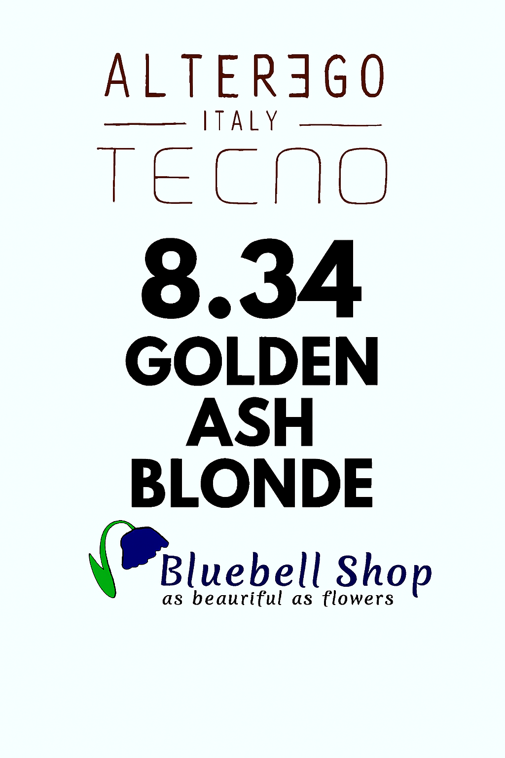  رنگ مو آلترگو تکنو 8.34 بلوند طلایی مسی Alter Ego Techno Hair Color 8.34 Golden Copper Blonde – Made in Italy رنگ بلوند 