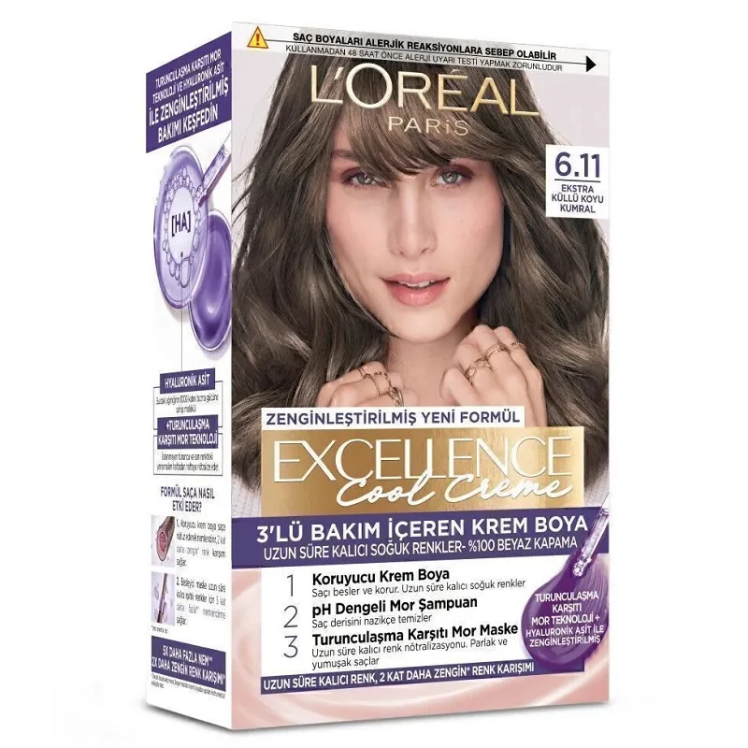 رنگ مو لورآل اکسلانس شماره ۶.۱۱ – بژ طبیعی