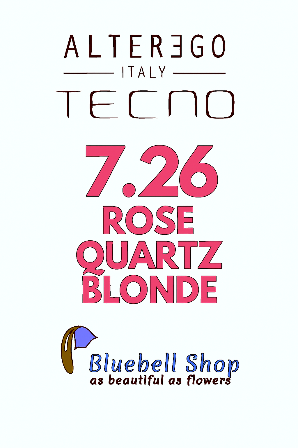 رنگ مو آلترگو تکنو 7.26 بلوند رز کوارتز Alter Ego Techno Hair Color 7.26 Rose Quartz Blonde – Made in Italy رنگ بلوند مت