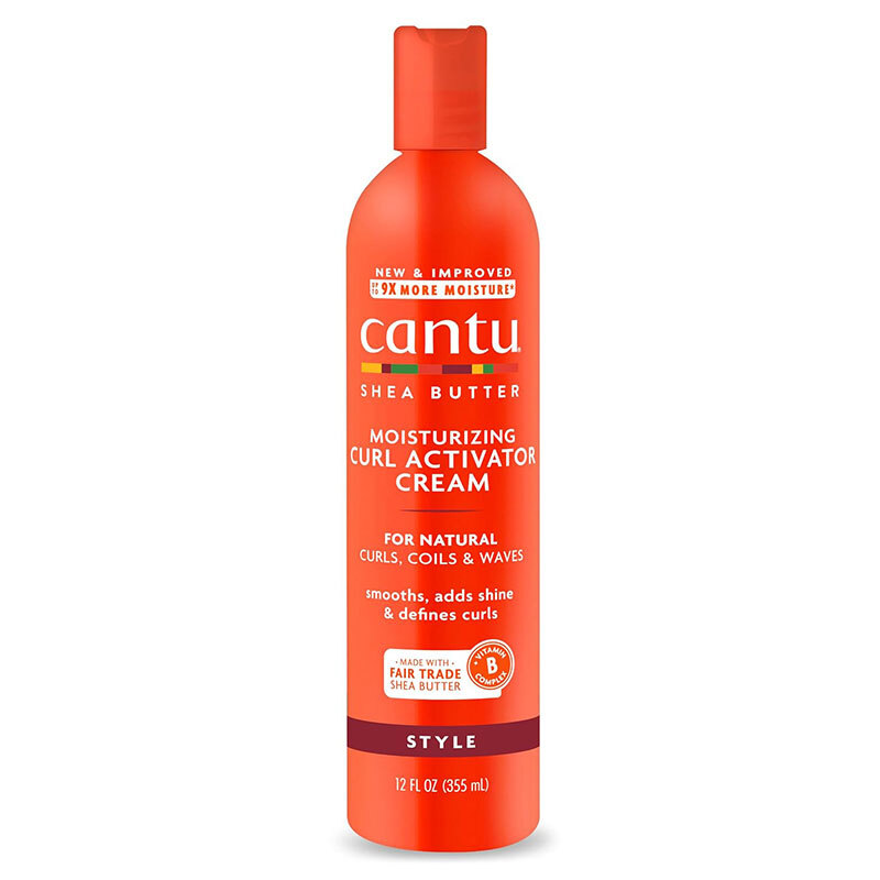 کرم مو مرطوبکننده فر Cantu مدل Curl Activator حجم ۳۵۵ میل | تغذیهکننده و حالتدهنده فر | Cantu Shea Butter Moisturizin