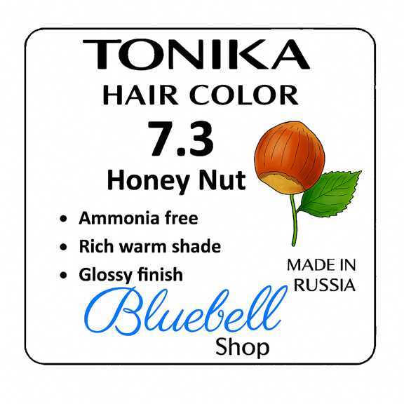  رنگ مو تونیکا شماره 7.35 | گردویی طلایی بدون آمونیاک با جلوه گرم و درخشندگی طبیعی 