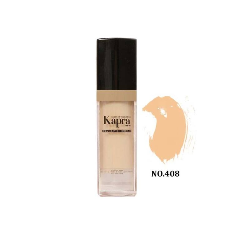 کرم پودر کاپرا شماره 408 | بافت سبک و پوشش طبیعی برای پوست‌های متوسط با ته‌رنگ گرم – ساخت ایتالیا