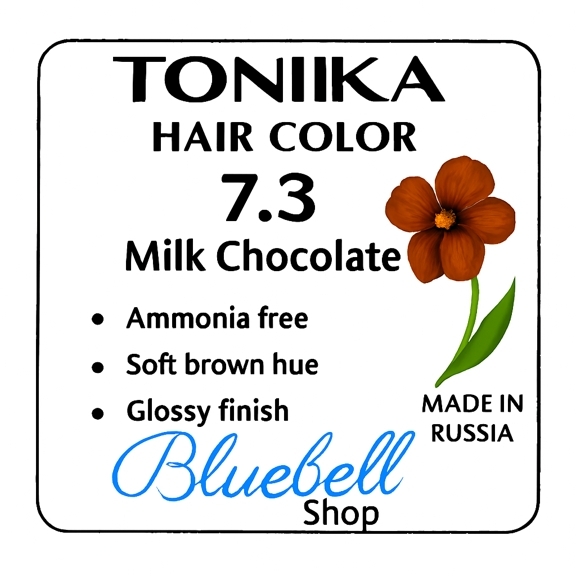 رنگ مو تونیکا شماره 7.3 | شکلاتی روشن بدون آمونیاک با جلوه لطیف و پوشش طبیعی