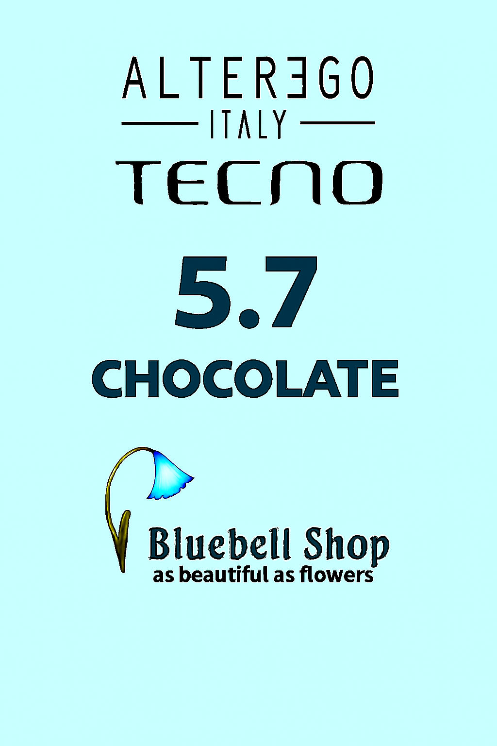  رنگ مو آلترگو تکنو 5.7 شکلاتی Alter Ego Techno Hair Color 5.7 Chocolate – Made in Italy رنگ قهوه‌ای شکلاتی گرم، پوشش کام 
